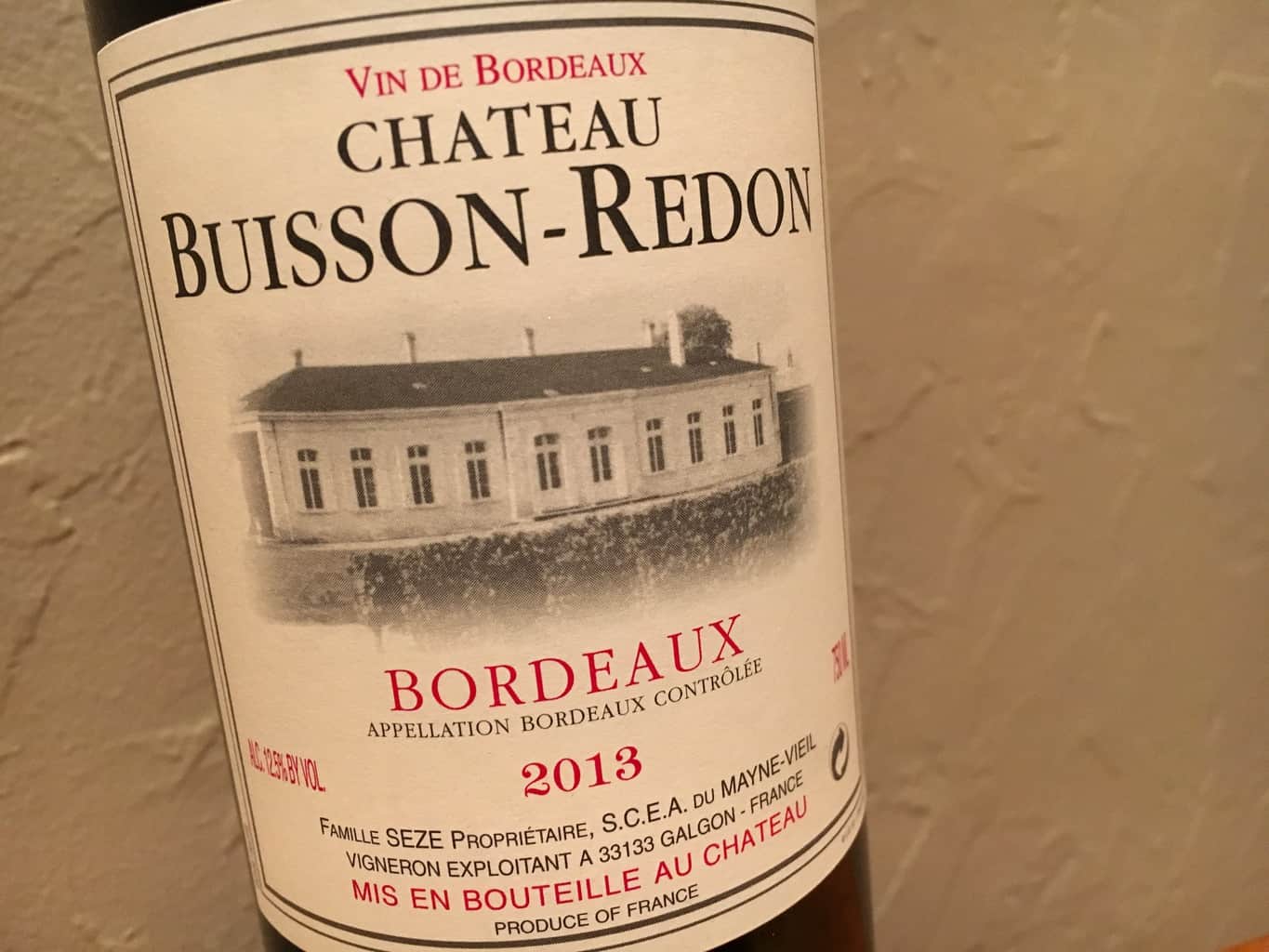 2013 Château Buisson-Redon Bordeaux