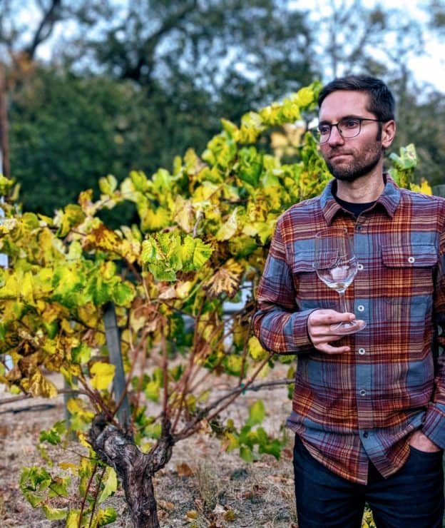 Matt Wieland in Santa Cruz AVA vineyard